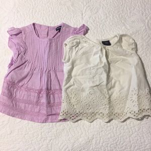 2 piece baby gap blouse bundle☀️
